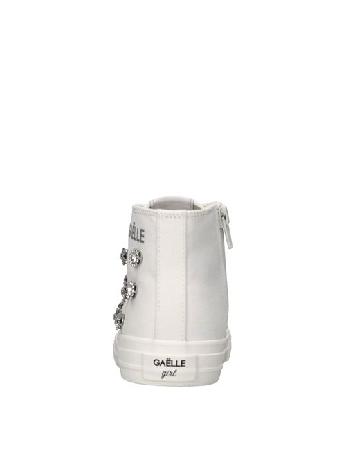 Sneakers in tessuto e strass GAELLE | GV0005T BIJOUXBIANCO